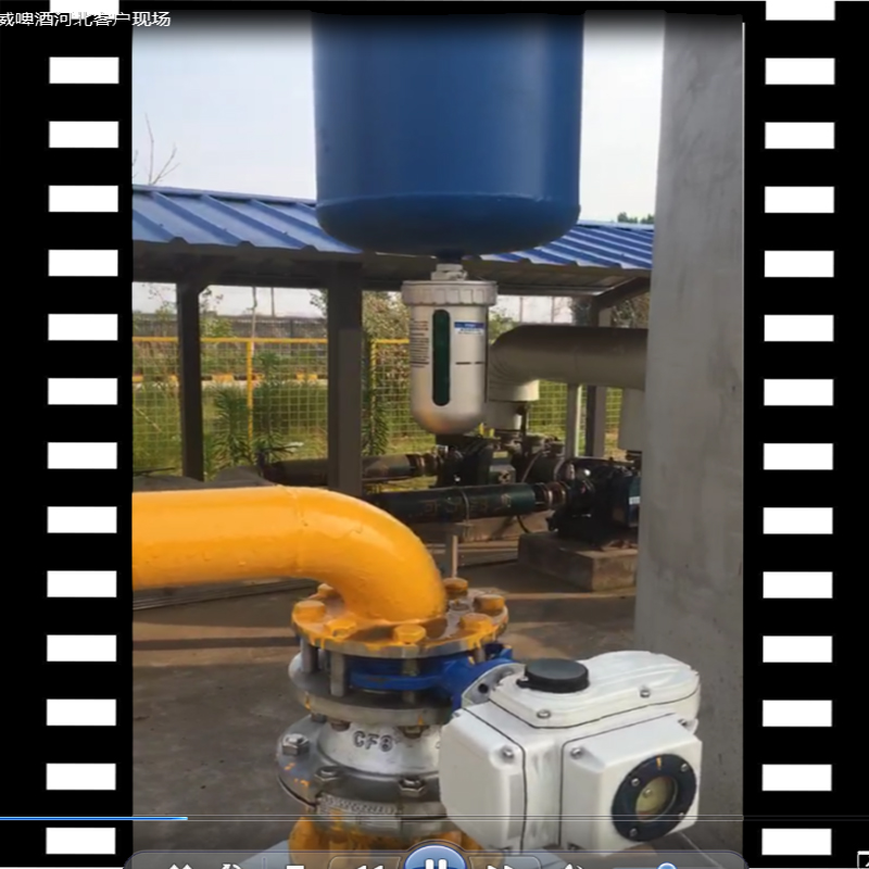 石家庄百威啤酒生产基地，空压机系统DN80汽水分离器视频